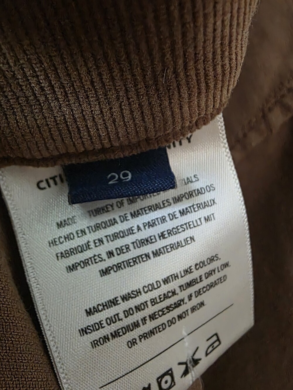 Citizens of Humanity Corduroy Marcelle Barrel Cargo Pants - Picture 8 of 9